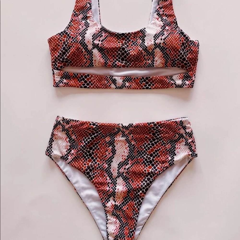 Animal print swimsuit